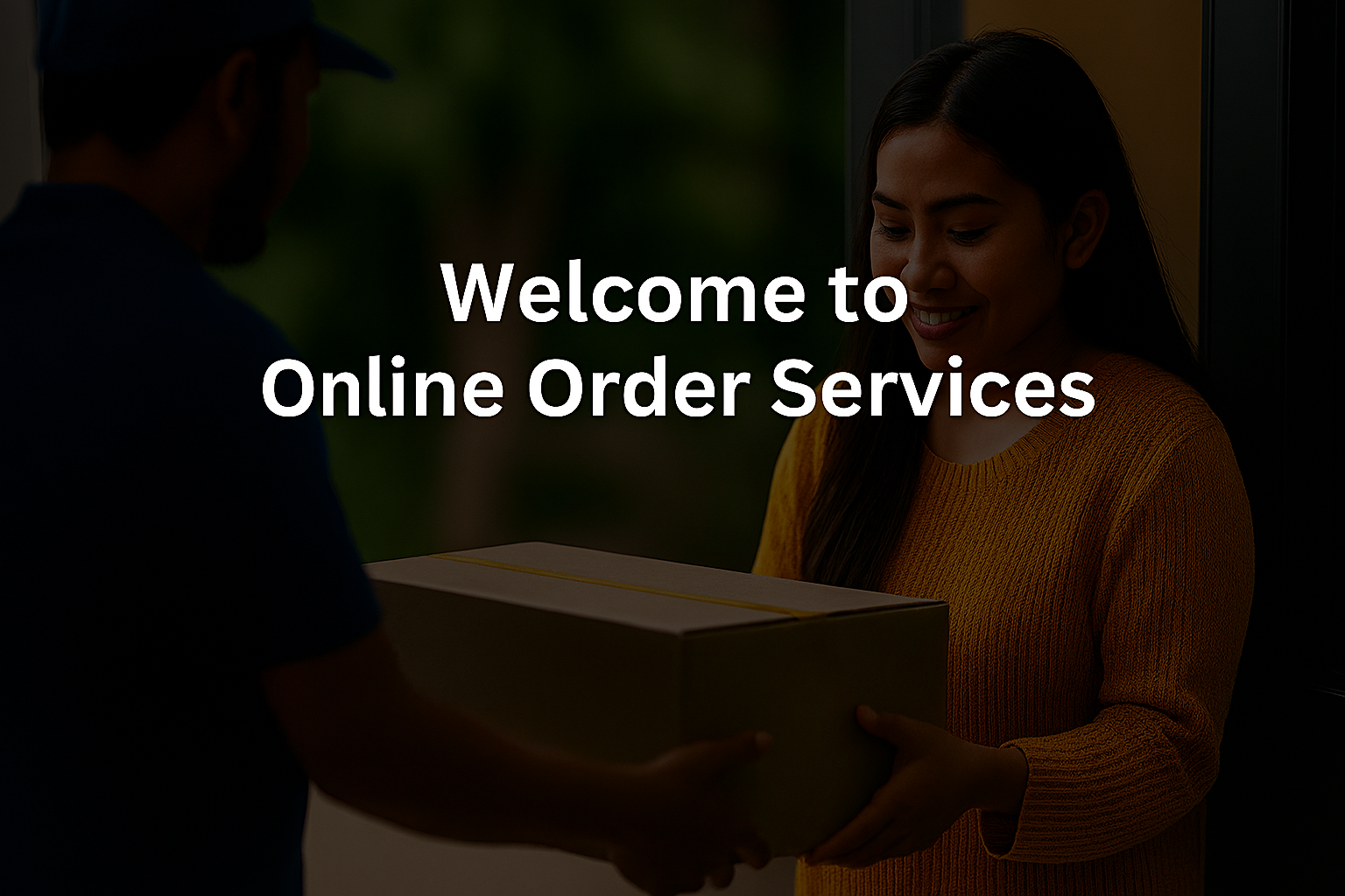Welcome to Online Order Services